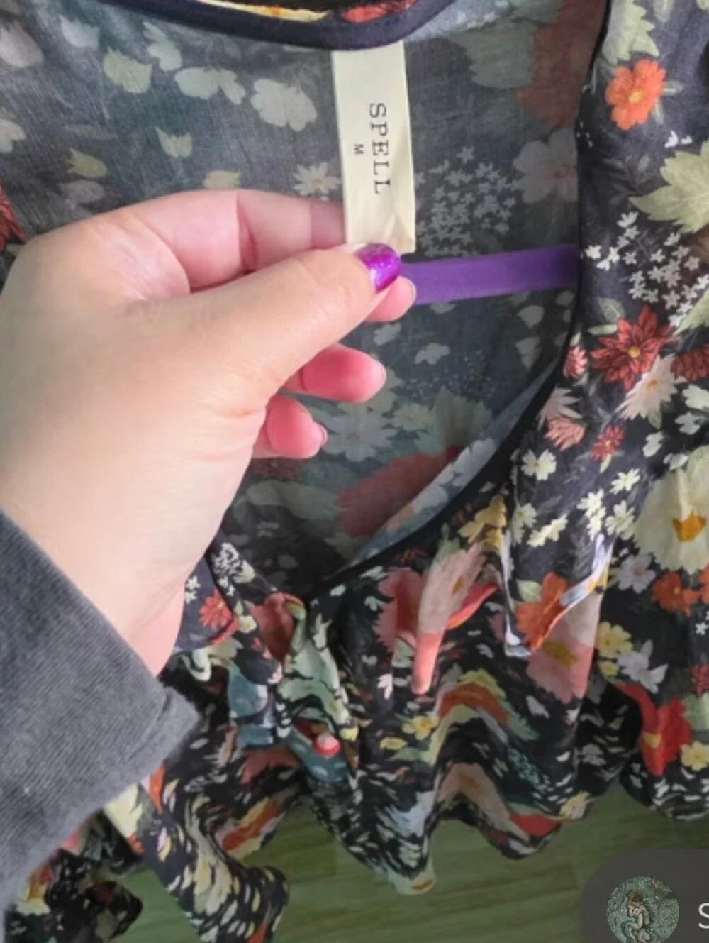 Spell Sangria Blouse In Nightshade